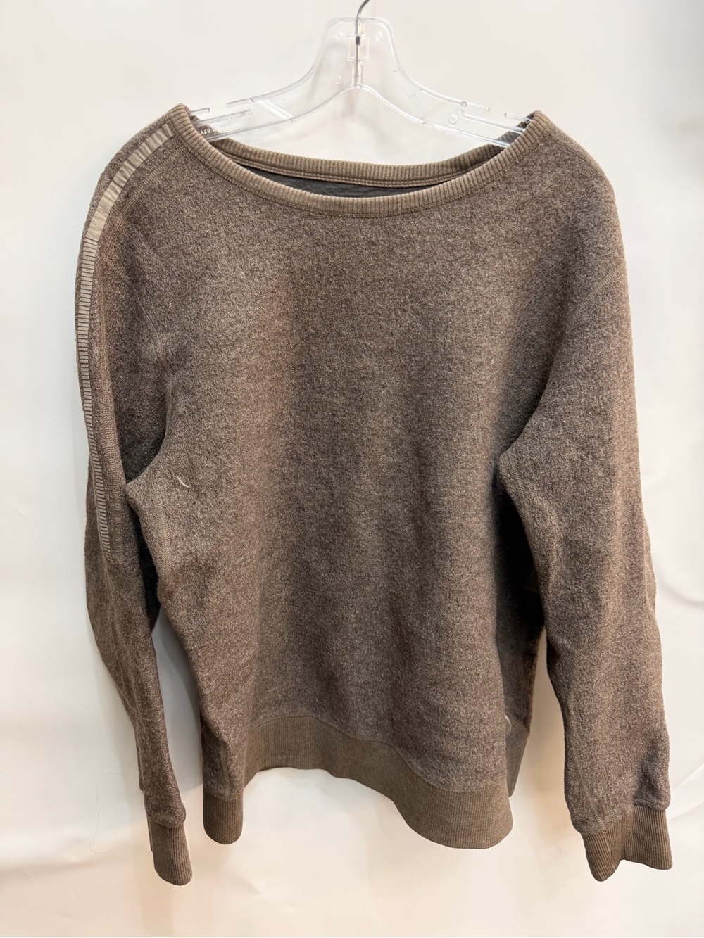adidas Dark Gray Crewneck Sweatshirt with White Logo Tag women’s size large